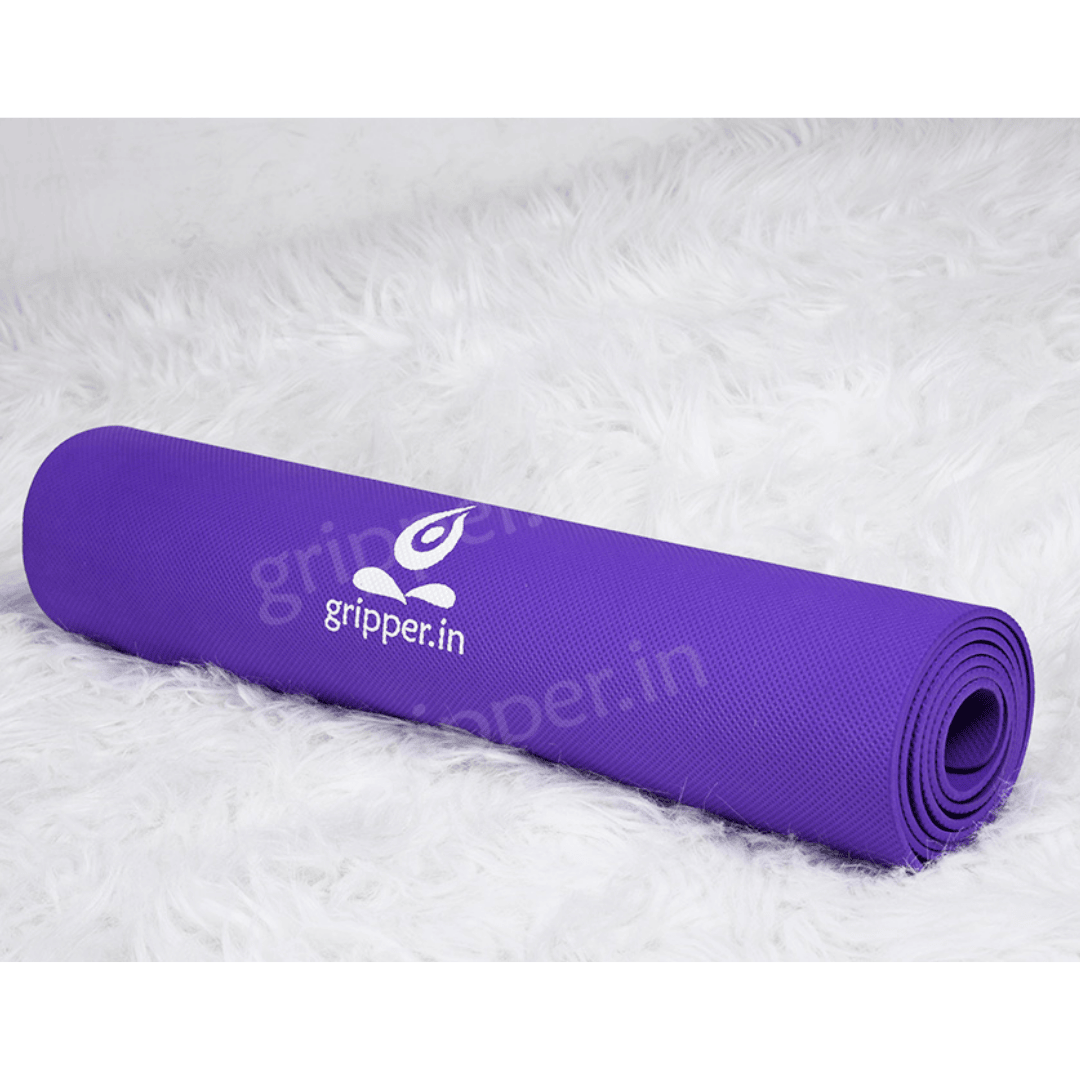Gripper Yoga Mat (Purple, 4mm)
