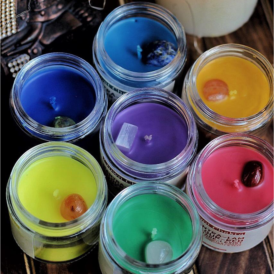 7 Chakra Healing Candles
