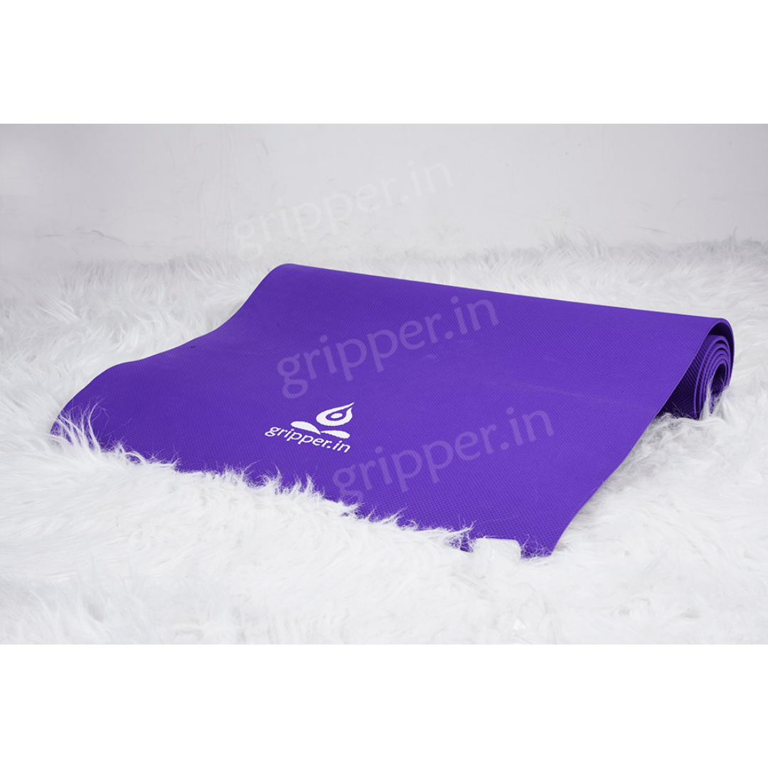 Gripper Yoga Mat (Purple, 4mm)
